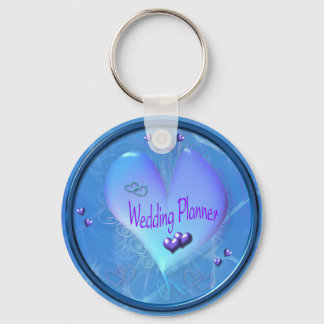 Soft Blue Wedding Planner Keychain