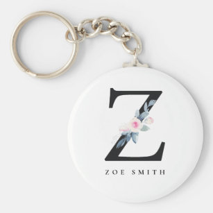 Letter Z Key Rings Keychains Zazzle Uk