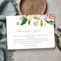 Soft Blush Floral Peony Watercolor Bridal Shower