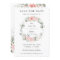 Soft Blush Pink Floral Wedding Save the Date Card