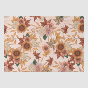 Soft Boho Autumn Pattern Tissue Paper