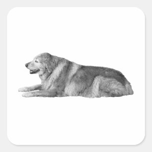 Soft Bond, Shade Badge Square Sticker