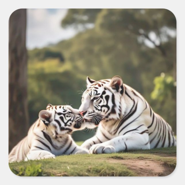 Soft Bond – White Tigers Sticker (Front)