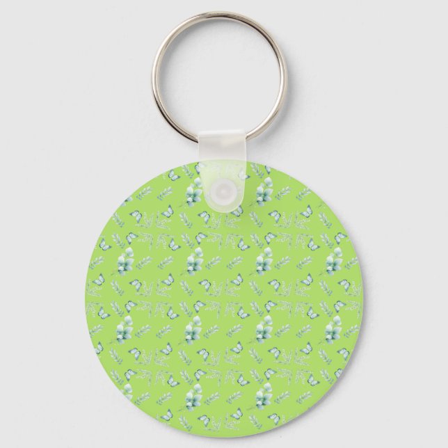 soft botanical  key ring (Front)