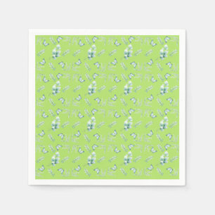 soft botanical  napkin