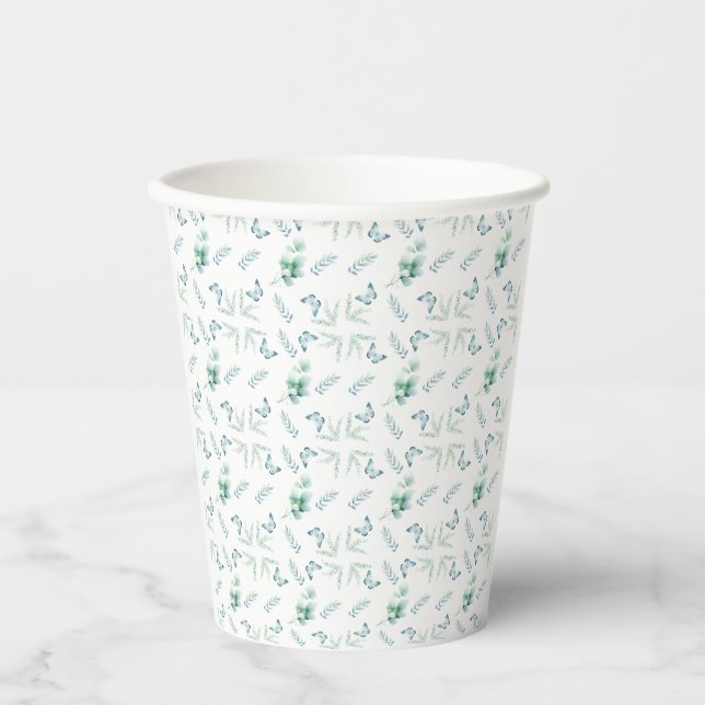 soft botanical  paper cups (Front)