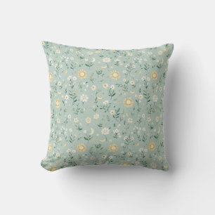 Soft Botanicals & Moon Phases Cushion