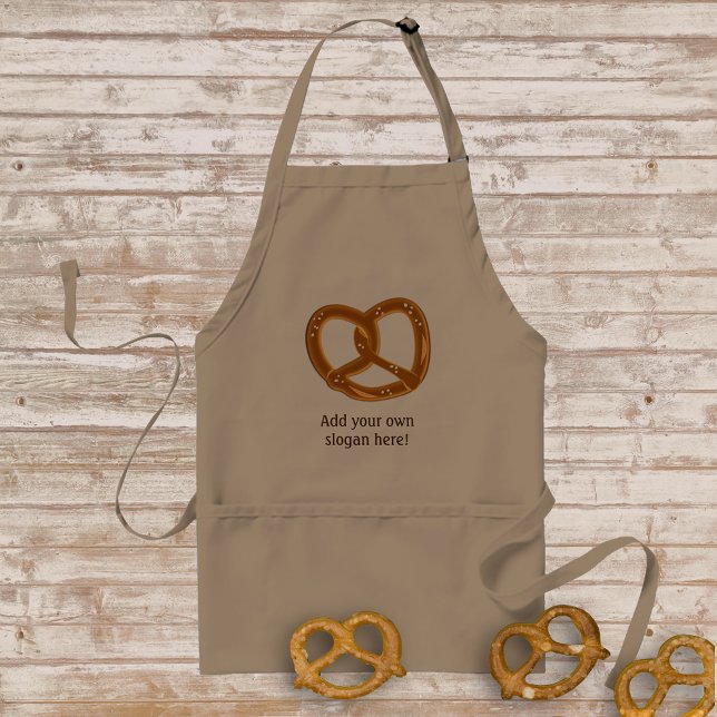Soft Bread Pretzel Twist German Style - Add Slogan Standard Apron (Creator Uploaded)