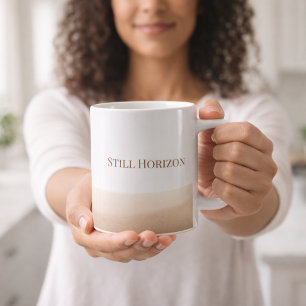 Soft Brown Horizon Classic Mug, 11 oz Coffee Mug