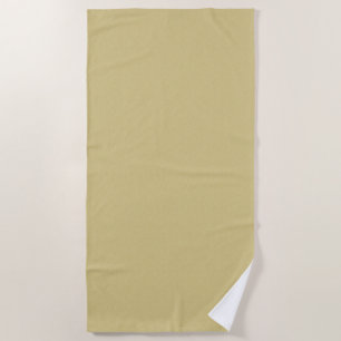 Soft Brushed Gold Beach Towel