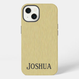 Soft Brushed Gold Design iPhone 4 Case