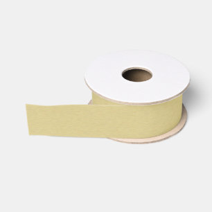 Soft Brushed Gold Grosgrain Ribbon