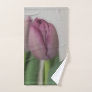 Soft Budding Tulip Bath Towel Set