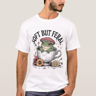 Soft but Feral Frog re T-Shirt