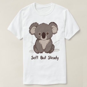 Soft But Steady Cute Koala T-Shirt