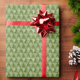 Soft Christmas Country Tree Pattern Wrapping Pa Paper