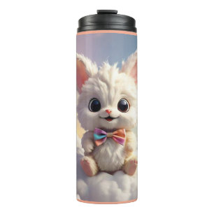 "Soft Cloud Whiskers" Thermal Tumbler