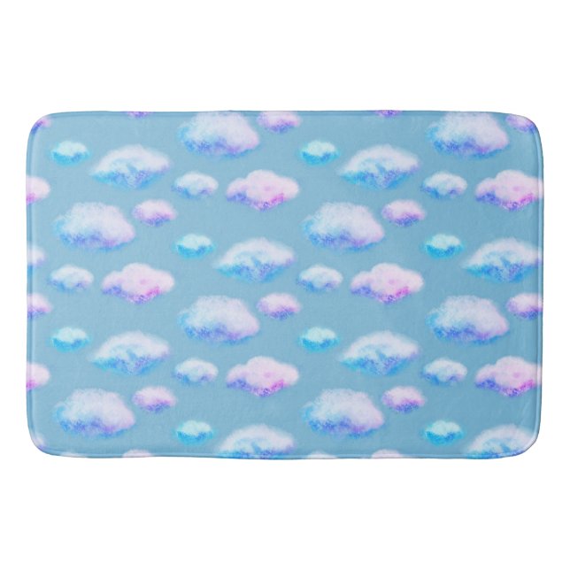 Soft clouds bath mat (Front)