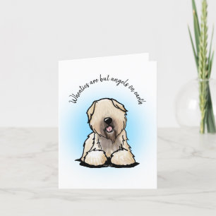 Soft Coat Wheaten Terrier greeting card