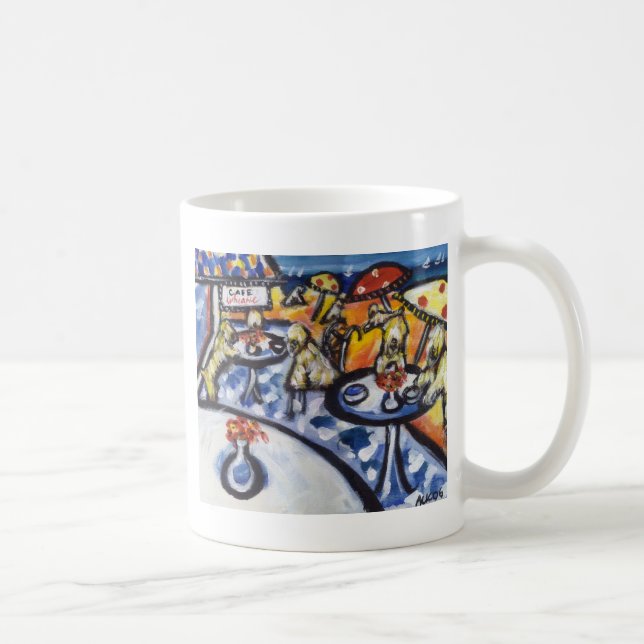 Soft Coated Wheaten Terrier beach party Coffee Mug (Right)