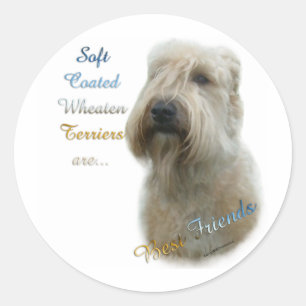 Soft Coated Wheaten Terrier Best F... - Sticker