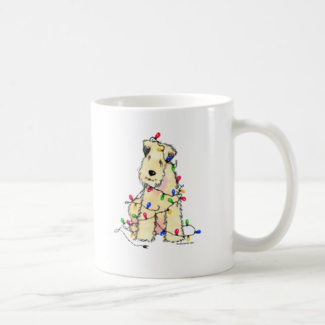 Soft Coated Wheaten Terrier - Christmas Coffee Mug (Right)