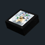 Soft Coated Wheaten Terrier Christmas Gift Box<br><div class="desc">Lovely soft coated wheaten terrier holiday art on a wide range of xmas merchandise. Christmas presents for Wheaten owners they will cherish for years to come. Cards,  ornaments,  and gifts of apparel and more.</div>