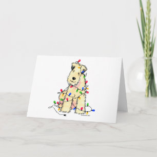 Soft Coated Wheaten Terrier - Christmas Holiday Card