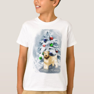 Soft Coated Wheaten Terrier Christmas T-Shirt