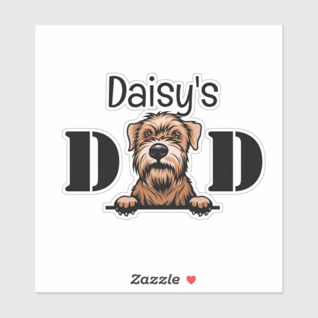 Soft Coated Wheaten Terrier Dad Personalised (Sheet)
