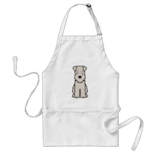 Soft Coated Wheaten Terrier Dog Cartoon Standard Apron