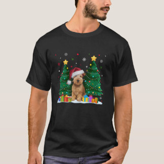 Soft Coated Wheaten Terrier Dog Lover Santa Hat Xm T-Shirt