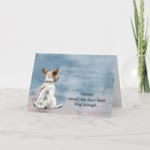 Soft Coated Wheaten Terrier Dog Sympathy Card