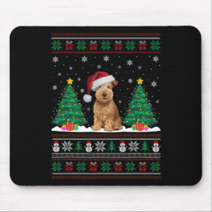 Soft Coated Wheaten Terrier Dog Xmas Tree Light Ug Mouse Mat