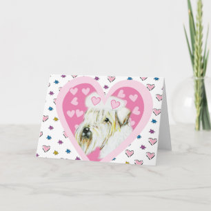 Soft Coated Wheaten  Terrier Holiday Card