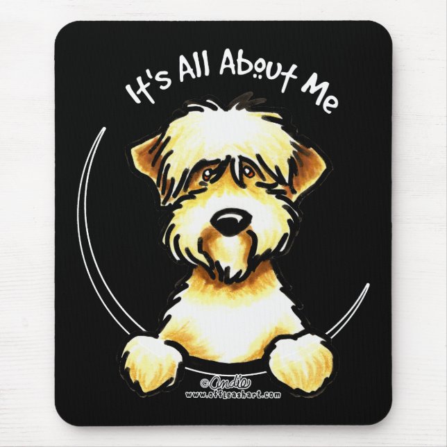 Soft Coated Wheaten Terrier IAAM Mouse Mat (Front)