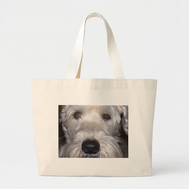 Soft Coated Wheaten Terrier Large Tote Bag (Front)