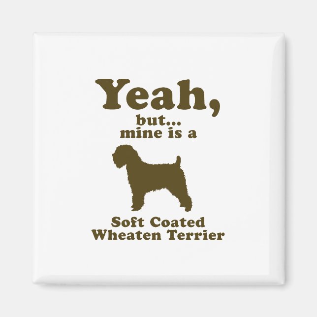 Soft Coated Wheaten Terrier Magnet (Front)