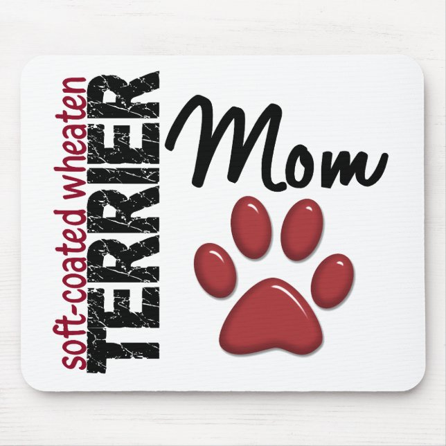Soft-Coated Wheaten Terrier Mum 2 Mouse Mat (Front)