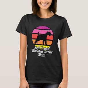 Soft Coated Wheaten Terrier Mum I Retro Terrier T-Shirt