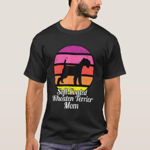 Soft Coated Wheaten Terrier Mum I Retro Terrier T-Shirt