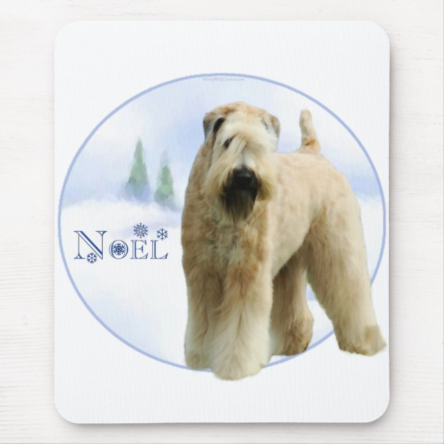 Soft Coated Wheaten Terrier Noel Mouse Mat (Front)