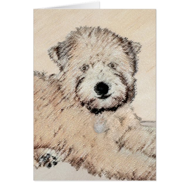 Soft Coated Wheaten Terrier Painting Original Art (Front)