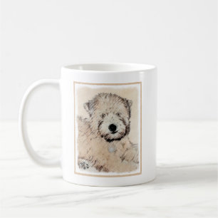 Soft Coated Wheaten Terrier Painting Original Art Coffee Mug