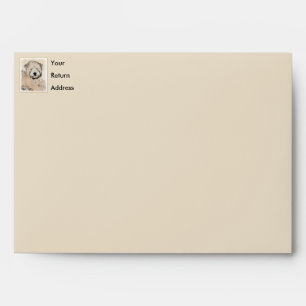 Soft Coated Wheaten Terrier Painting Original Art Envelope