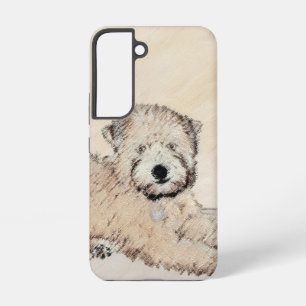 Soft Coated Wheaten Terrier Painting Original Art Samsung Galaxy Case