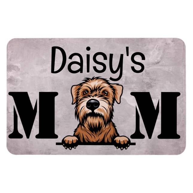 Soft Coated Wheaten Terrier Peeking  Mum  Magnet (Horizontal)