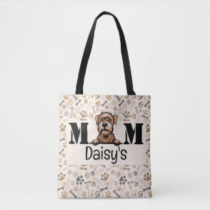 Soft Coated Wheaten Terrier Personalised Mum  Tote Bag