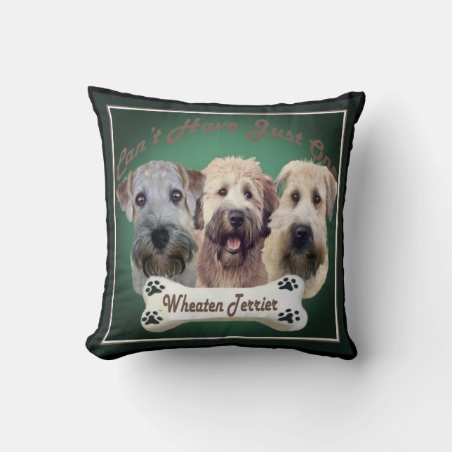 Soft Coated Wheaten Terrier Pillows (Front)