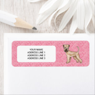 Soft-Coated Wheaten Terrier Pink Hearts And Text